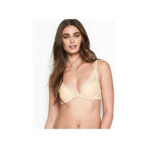 Victoria's Secret Incredible Lightly Lined Lace Plunge Bra Womens Size 32DDD